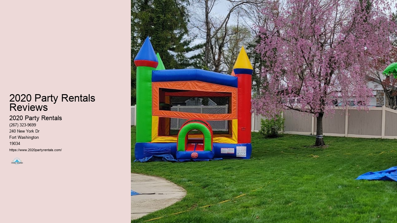 2020 Party Rentals Bounce House Rentals