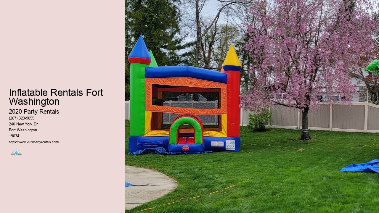 Birthday Party Inflatable Rentals Near Me