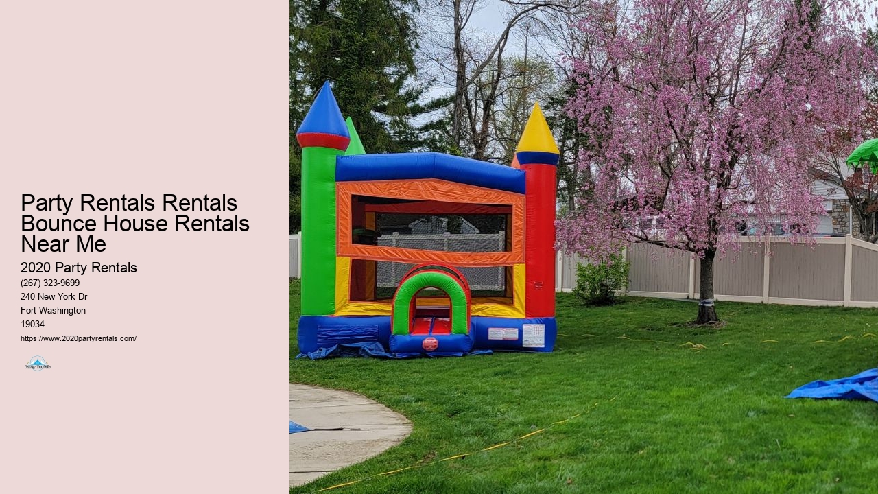 2020 Party Rentals Bounce House Party Rentals